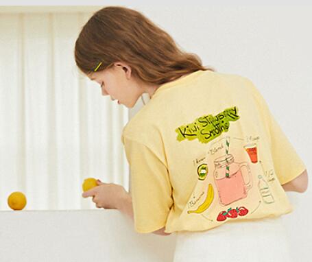 动物印花T恤女2019春季新款女装半袖打底衫宽松薄款内搭