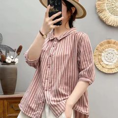 衬衣女春秋款